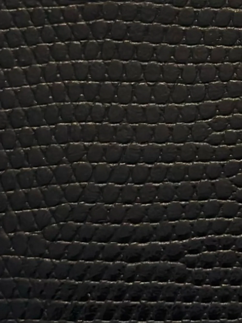 DOONEY & BOURKE BLACK SNAKESKIN-EMBOSSED LEATHER CONTINENTAL CLUTCH